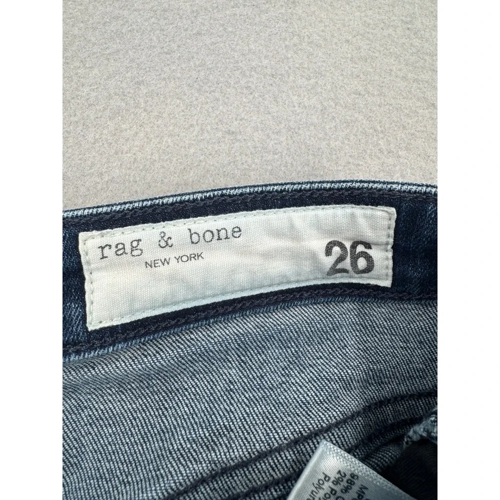 Rag & Bone Jane Super High Rise Flare Jeans Womens 26 (26x29) Big Sky Dark Wash